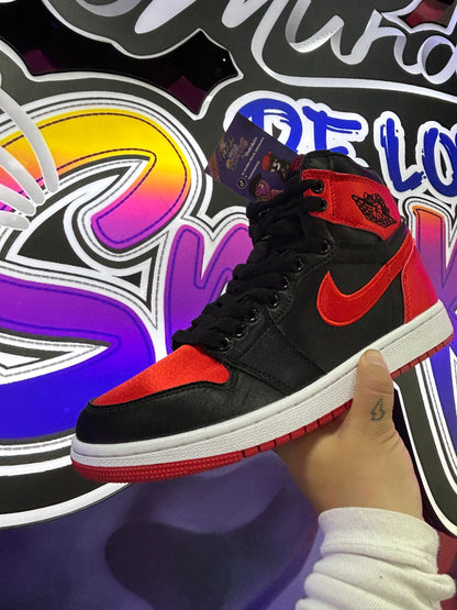 Retro 1 Satin Bred